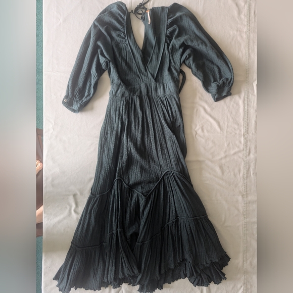 Free People I Need To Know Dress In Green - Picture 2 of 15
